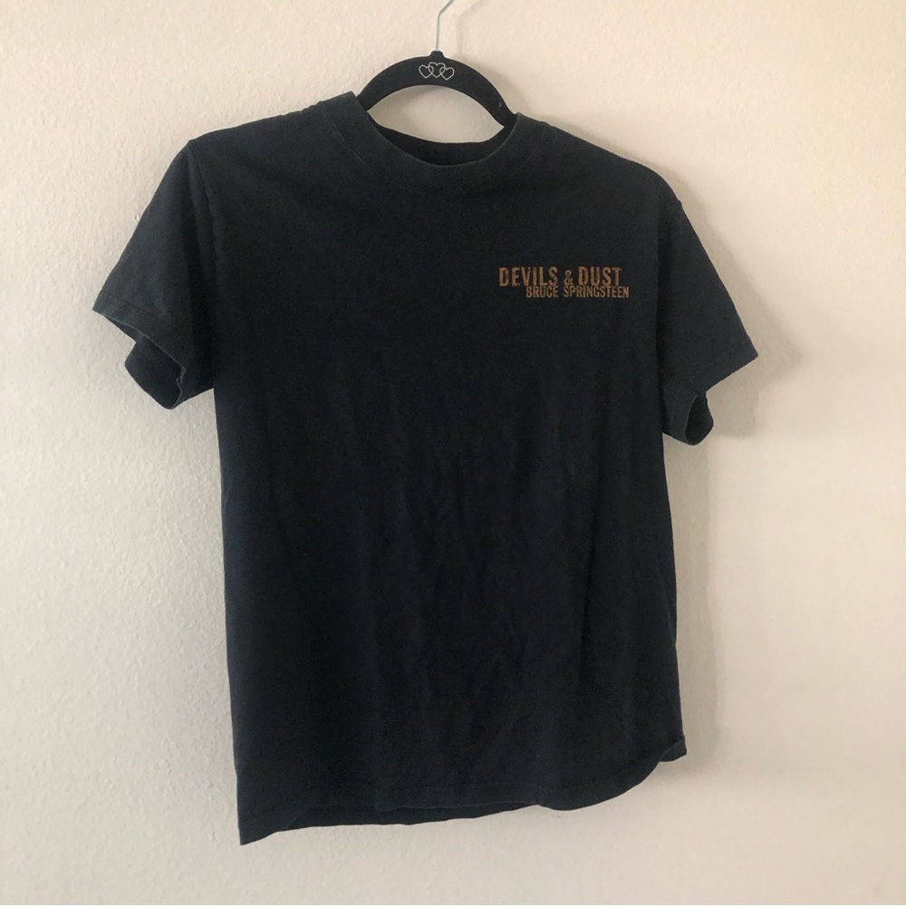 Bruce Springsteen Devils and Dust Black Short Sleeve Tee